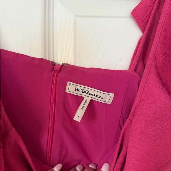 Pink Ruffle Sleeve Dress - Picture 3 of 3